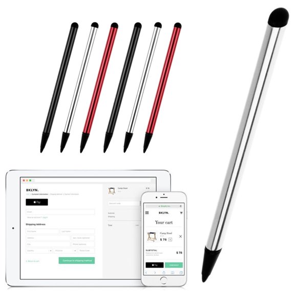 Yesfashion 2Pcs Capacitive Pen Touch Screen Stylus Pencil for iPhone iPad Tablet Universal