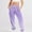 Purple, variant on COSFO Casual Women's Sweatpants Gradient Elastic Waist Joggers Purple Taper Pants Adjustable Width Drawstring Loose Pants