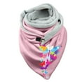 thumbnail image 1 of Foulard à Boutons Chauds Hiver en Coton Imprimé Papillon pour Femmes, 1 of 3