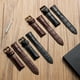 thumbnail image 2 of Accesorios para relojes Correa de piel de vaca con capa para la cabeza Hebilla de reloj unisex Hebilla de reloj Correa de piel de bambú, 2 of 5