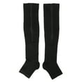 thumbnail image 2 of Bas de Compression, Chaussettes de Compression pour la Peau Chaussettes de Soutien de la Circulation Sutures Fermes Élasticité pour la Course Sportive L/XL, 2 of 8