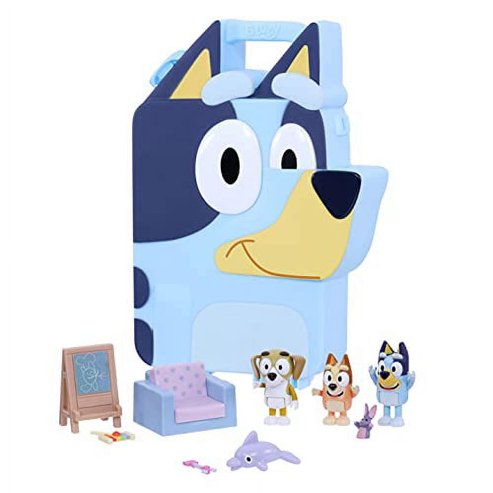 Bluey Deluxe Collector Case, 2.5-3 in Figures and Accessories, Ages 3+