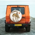 thumbnail image 6 of Rateoe Cowboy Up Vintage Wild West Pattern Tire Cover Wheel Protectors Weatherproof Wheel Covers Universal Fit for Trailer Rv SUV Truck Camper Travel Trailers Accessories-16 inch, 6 of 6