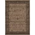 thumbnail image 1 of Unique Loom La Jolla Botanical Rug 4' x 6' Rectangle Light Brown/Dark Brown, 1 of 2