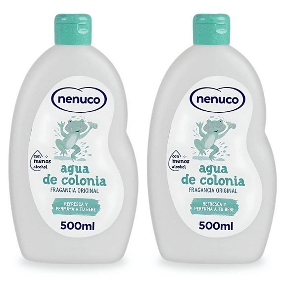 Nenuco Baby Cologne 500ml – Gentle Fresh Scent for Everyday Use (2-Pack)