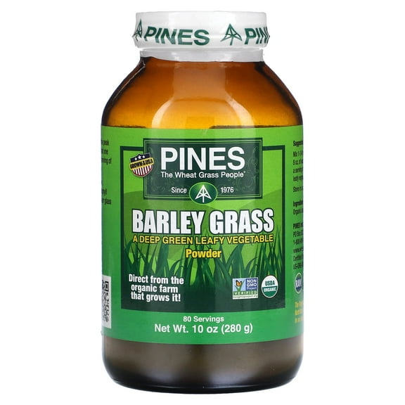 Pines International Barley Grass Powder - 10 oz
