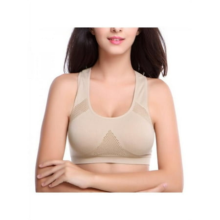 

Topumt Women s Seamless Racerback Sports Bra High Impact Support Yoga Gym Workout Fitness
