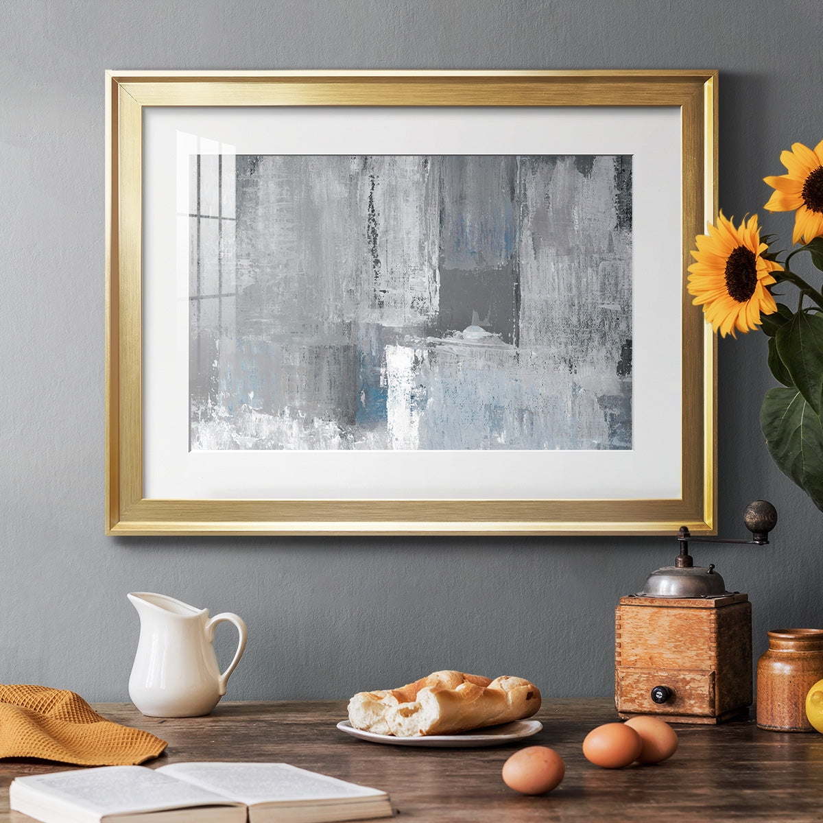 Tranquil Blues Premium Framed Print - Ready to Hang