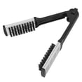 thumbnail image 4 of Con Enderezado Comb Huecar Hollow Braile de Alta Temperatura Resistencia de Alta Temperatura Cepillo de Peinado de Doble Cara El Hogar, 4 of 7