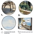 thumbnail image 3 of Designart "French Coastal Retreat St Tropez" Nautical & Beach Canvas Print, 3 of 5