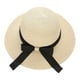 thumbnail image 1 of 54-58 cm sombrero circunferencia sombrero femenino verano al aire libre playa grandes aleros protector solar sombrilla sombrero de paja pajarita plegable, 1 of 5