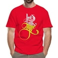 thumbnail image 6 of Custom Designed Crewneck T-Shirt | Personalized Shirt for Men Made with 5.3 Oz 100% Cotton | Short Sleeve Red Color Tee - M Size, 6 of 6