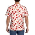 thumbnail image 2 of Naloa Cute Mushroom Men's T-Shirt Sport T-shirt Men's Basic Tee Casual Men's Shirt, Round Neck, Short Sleeves - X-Large, 2 of 5