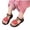Black, variant on Girls Jelly Sandals Heart Glitter Design Chunky Platform Soft Sole Comfort Dress Sandals Summer