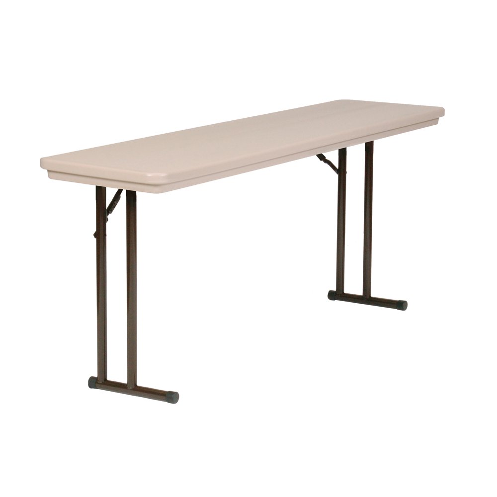 Correll Commercial Duty Folding Plastic Top Seminar Table. OnePiece