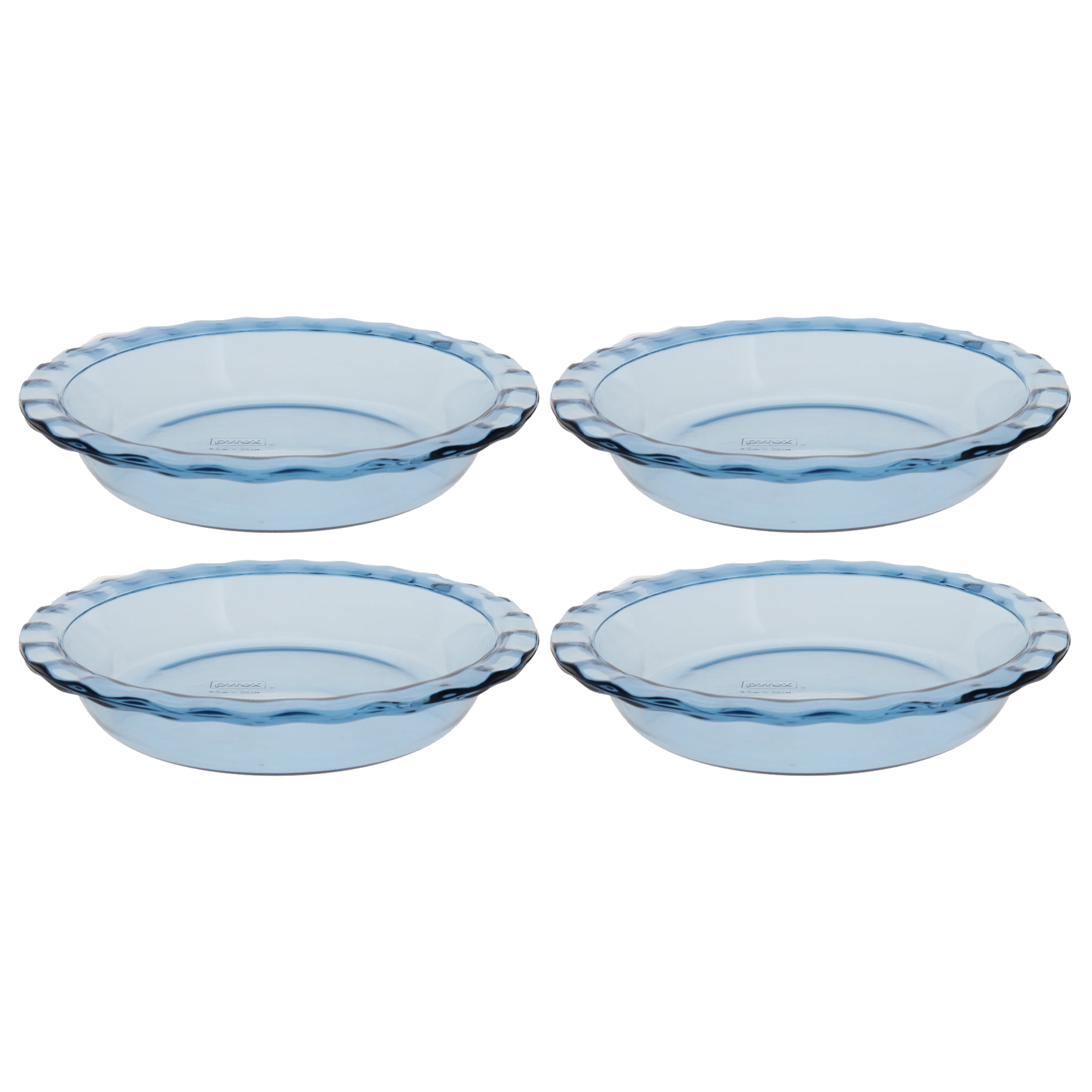 blue pyrex pie plate