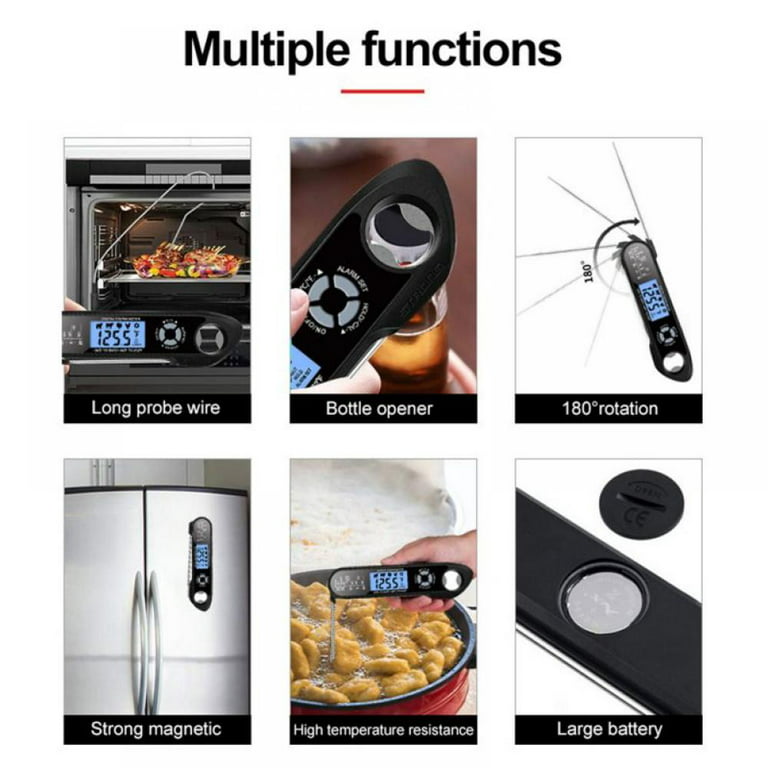 Meat Deep-Fried Pot Thermometer Grill Outdoor Digital Pointer