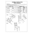 thumbnail image 2 of Acme Wooden Side Chair with Cushioned Seat and Cut Out Back Set of 2Brown- Saltoro Sherpi Indoor, 2 of 6