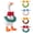 Multi-color 3, variant on RUINIXCW 7 Inch Goose Outfits 4Sets Desk Duck Outfit Mini Porch Goose Outfit for Desk Goose Figurine Spring Summer Desk Goose Clothes and Hat Set (No Goose)