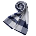 thumbnail image 1 of Men Winter Scarf Checked Breathable Long Warm Scarf Classic Scarf for Outdoor, 1 of 8