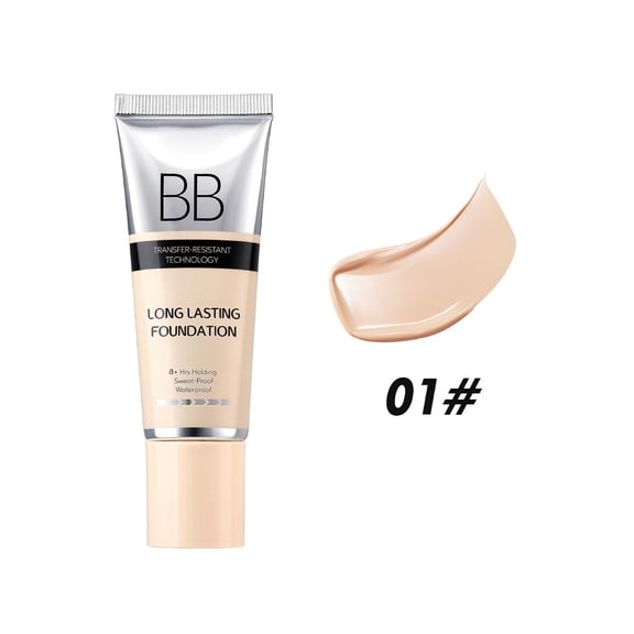 Foundation Full Coverage, Cover Redness and Imperfections, Liquid Foundation, Foundation Makeup Creates Flawless Creamy Skin and Evens Skin Tone, Waterproof Foundation, Longwear Transfer
