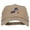Khaki, variant on New York State Flag Map Embroidered Unstructured Washed Cap - Black OSFM