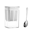 thumbnail image 4 of Colador de yogur griego Colador de alimentos 1100 ml Herramientas de cocina Separador de suero lavable casero para el hogar con malla fina para cocina Macarena Colador de yogur, 4 of 8