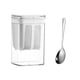 thumbnail image 4 of Colador de yogur griego Colador de alimentos 1100 ml Herramientas de cocina Separador de suero lavable casero para el hogar con malla fina para cocina Macarena Colador de yogur, 4 of 8