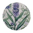 thumbnail image 4 of Orinice Lavender Flowers Round Table Cover Stain Resistant Washable Indoor Outdoor Tablecloth Kitchen Dining Wedding Parties 100% Polyester Fiber 42-46, 4 of 8