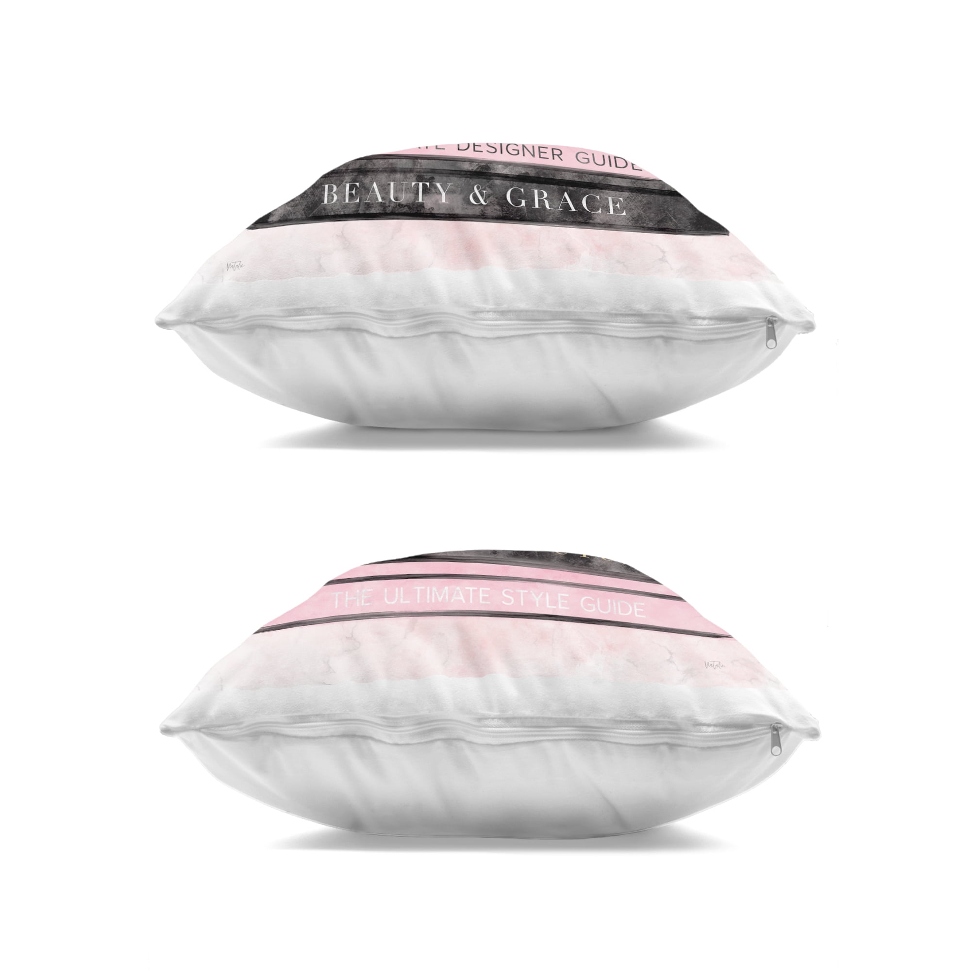 Stupell Industries Pink Heels Atop Books 2 Piece Decorative Printed Throw Pillow Set, design by Natalie Carpentieri, 18 x 7 x 18