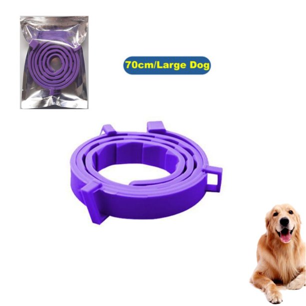 Collar antipulgas y garrapatas para gatos y perros, Collar ajustable para mascotas, anillo desparasitante Vitro, Collar antipulgas, repelente de insectos antimosquitos LIUWENJING unisex
