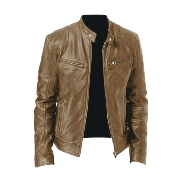 Qarigey Chaqueta de algodón para motocicleta, cómoda de llevar, bolsillos delanteros múltiples, chaquetas amplias de aplicación a prueba de Abrigos y chamarras caqui 3XL
