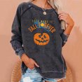 thumbnail image 4 of Sudadera Sudadera clásica con cuello redondo para mujer, estilo informal, traje de calle sencillo y holgado Cgtredaw Gris T L para Mujer, 4 of 7