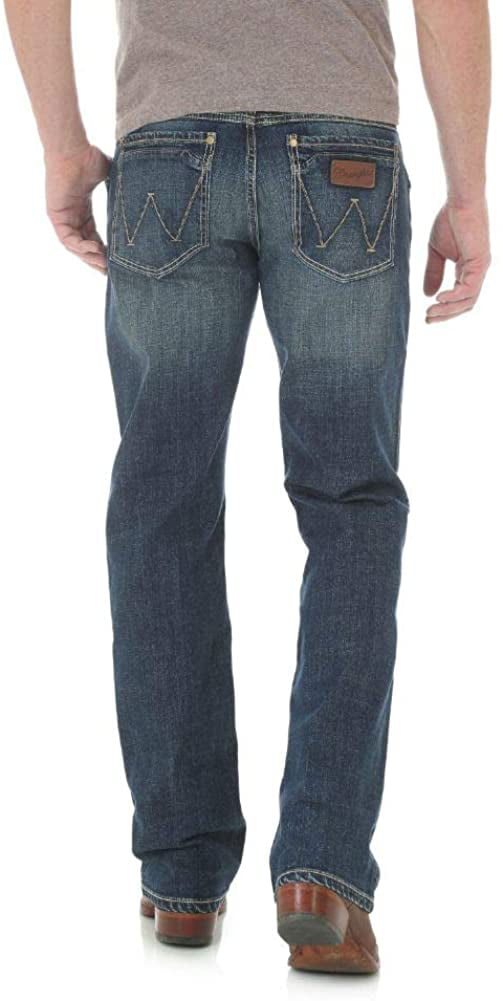 Wrangler Men's Retro Slim Fit Boot Cut Jean, Layton, 32x36 