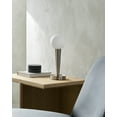 thumbnail image 4 of Livabliss Bruna Modern Accent Table Lamp, 18-inch, Nickel with White Shade, 4 of 5