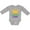 AC-Heather Grey, variant on Inktastic Mardi Gras King Celebration Party Boys Long Sleeve Baby Bodysuit