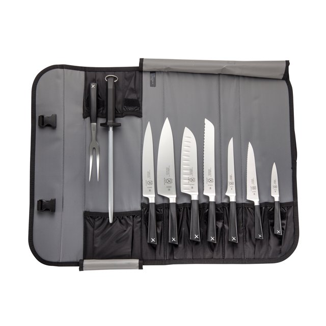 Mercer Culinary M21840 Ensemble de 10 Couteaux avec Rouleau de Rangement
