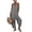 Black #1, variant on Women's Striped Loose Fit Square Neck Rompers Sleeveless Minimalist Wide Leg Jumpsuit with Pockets Summer Casual Overall Dressy 2026 Overalls Red XL