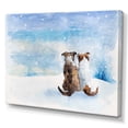 thumbnail image 2 of Designart Dogs During Christmas Season Children's Art Canvas Wall Art, 2 of 4