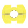 thumbnail image 1 of Soidarity Cojín de amortiguación plegable eléctrico de 3 piezas, espaciador a prueba de golpes, reemplazo del amortiguador de vibraciones para Patinetes eléctricos Amarillo Soidarity OD000198-03, 1 of 6