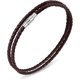 thumbnail image 1 of Pulsera de Cuero Trenzado Pulsera de Cuero Doble Trenzado Unisex Speroto Nueva Pulsera de Hombre Cuentas y Trenzado de Cuero, 1 of 5