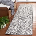 thumbnail image 3 of SAFAVIEH Blossom Travis Damask Runner Rug, Black/Ivory, 2'3" x 8', 3 of 9
