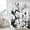 White Black, variant on Chinese Painting Shower Curtain, Waterproof Shower Curtains for Bathroom, Traditional Culture Cool Bird Tree Branch Washable Fabric Bathtub Curtain Set Bath Decor with 12 Hooks Long 72"x84"