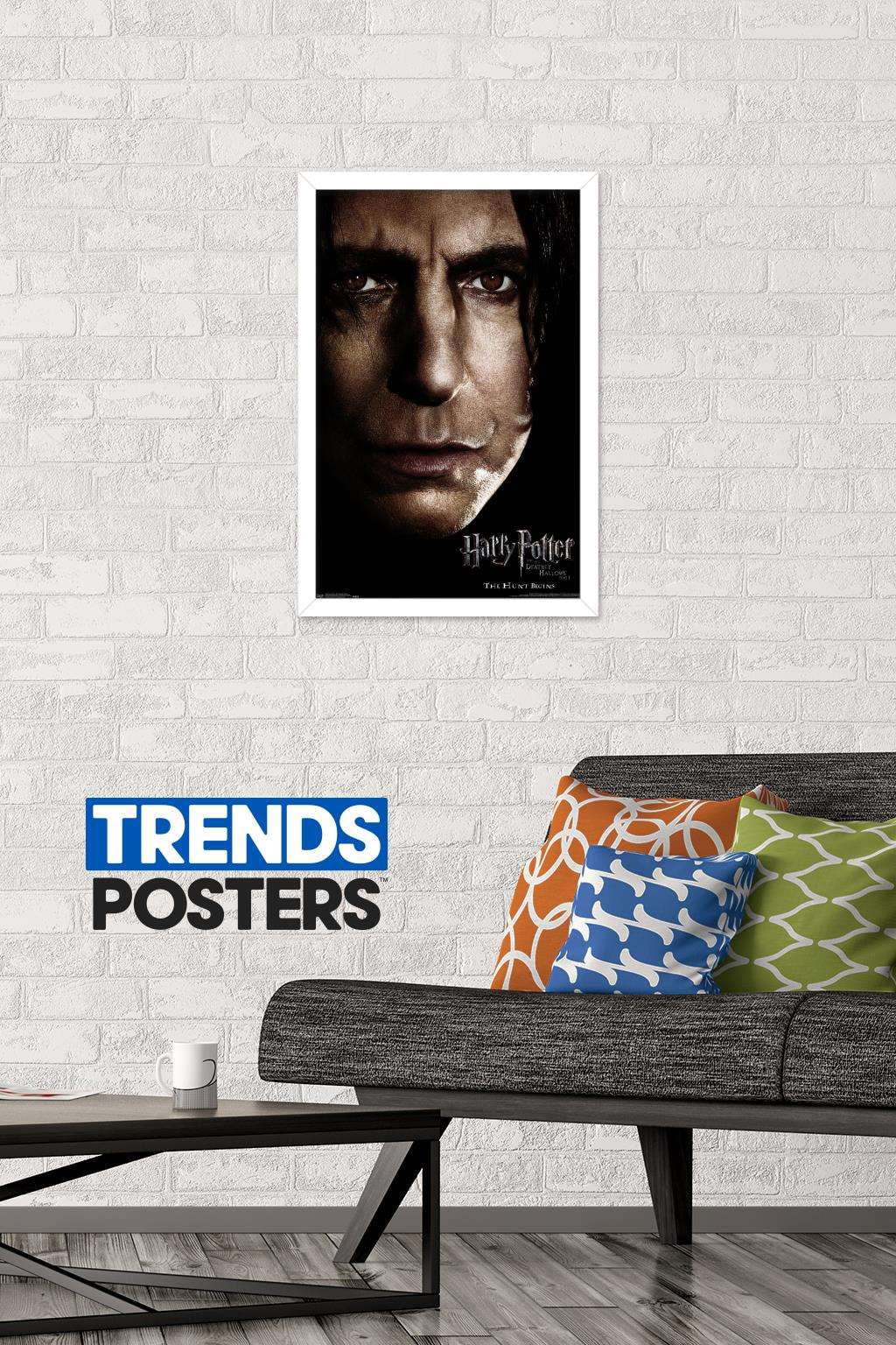Harry Potter and the Deathly Hallows: Part 1 - Snape One Sheet Wall Poster, 14.725" x 22.375", Framed