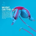 thumbnail image 6 of JLab JBuddies Studio On-Ear Kids Wired Headphones, Cotton Candy, Studio Volume Safe, Volume Limiter, Folding, Adjustable, Noise Isolation, with Mic, 6 of 8