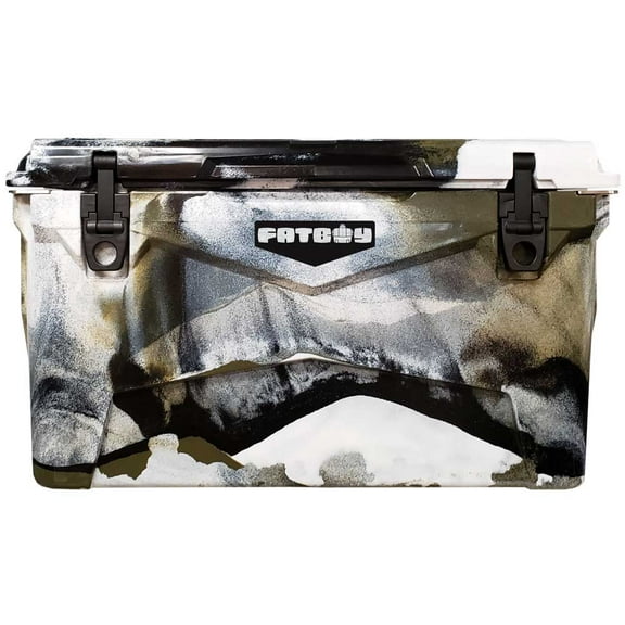 Fatboy 45 Quart Roto Molded Hard Sided Cooler Desert Camo
