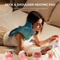 thumbnail image 4 of TCVOR Weighted Heating Pad for Neck and Back, Super Soft Flannel Wearable Electric Heating Pads with 6 Heat Settings & 6 Timer Auto Shut Off, 19 x 24 in, Green, 4 of 9