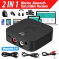 thumbnail image 2 of 5.0 Bluetooth Audio Receiver Adapter，NFC Wireless Bluetooth Extender,3.5mm AUX or RCA Input Speaker,Amplifier, Car Audio,Headphone,Home Stereo Theater System,Stereo Audio Component Receivers, 2 of 13