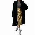 thumbnail image 2 of Women's High Waisted Maxi Long Skirts Line Skirt for Casual Gold M, 2 of 10