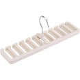 thumbnail image 1 of Perchero para colgar cinturones, 10 ranuras, organizador para guardar cinturones, bufandas y armarios, ahorrador de espacio, rotación de 360 grados (beige), 1 of 4